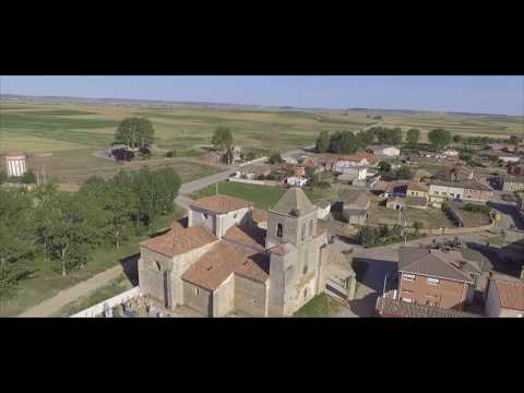 Arenillas de Riopisuerga (Burgos) desde el aire. DJI Phantom. Dron