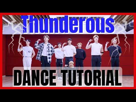 Stray Kids '소리꾼 (Thunderous)' Dance Practice Mirror Tutorial (SLOWED)