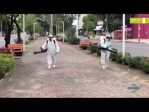 BOM DIA NEWS 30 03 20 Espaços puÌblicos de Teresina passam por sanitizacão por combate a Covi