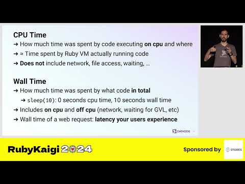 [EN] Optimizing Ruby: Building an Always-On Production Profiler / Ivo Anjo @KnuX