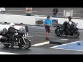 The difference between Harley Davidson and Hayabusa - drag race