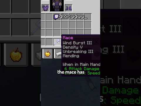 BEST ENCHANTMENTS for the Mace #minecraft #shorts