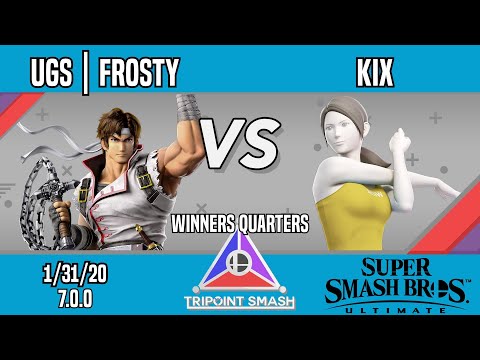 Tripoint Smash 95 - Winners Quarters - UGS | Frosty(Richter) Vs. KiX(Wii Fit Trainer)