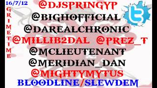 DJ SPRINGY P BIG H CHRONIC DAN PREZ MILLI MYTUS LIEUTENANT B2DAL-SLEWDEM 16/7/12