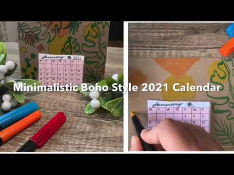 Boho Chic Kindy Five Hundred Calendars