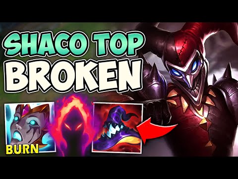 PINK WARD'S SHACO IS THE WARDEN OF TOP LANE (TILT EVERYONE) - League of Legends
