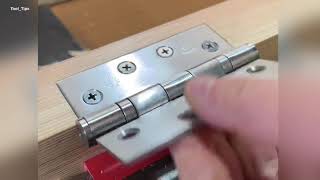 How to Install Door Hinges - Very Easy Method