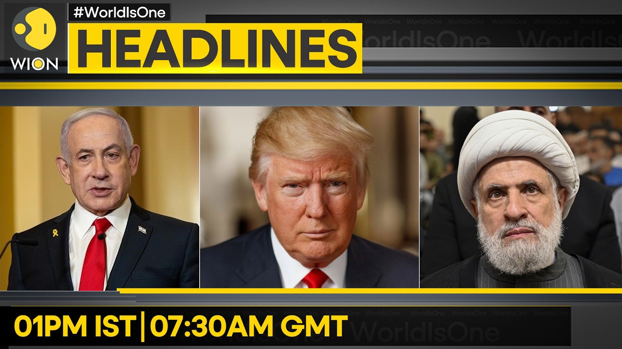 Strike Hits Beirut's Southern Suburbs | Trump: Iran Agrees To Most US Demands | Headlines