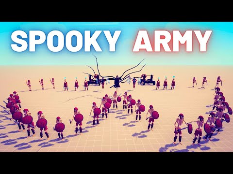 SPOOKY ARMY vs EVERY FACTION ARMY - TABS - Totally Accurate Battle Simulator