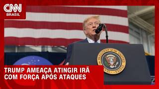 Vídeo: Trump promete “atingir o Irã com força” após ataque a bases dos EUA | HORA H