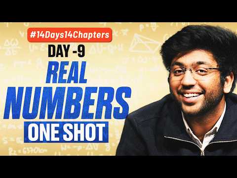 Class 10th Real Numbers One Shot 🔥 | Class 10 Maths Ch 1 | #14Days14Chapters
