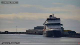 17/08/26 - Stornoway Harbour (Ferry & Cruise Port) - Hebridean Live Cam (Nieuw Statendam) live webcam