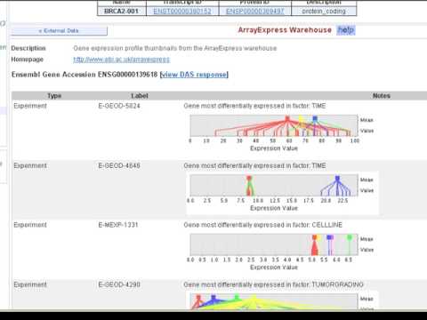 Clip: Transcriptomics (ArrayExpress)