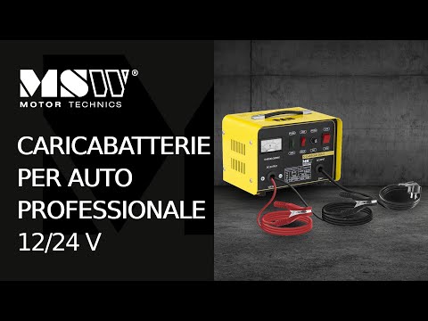 Video - Caricabatterie per auto professionale - 12/24 V - 15/20 A