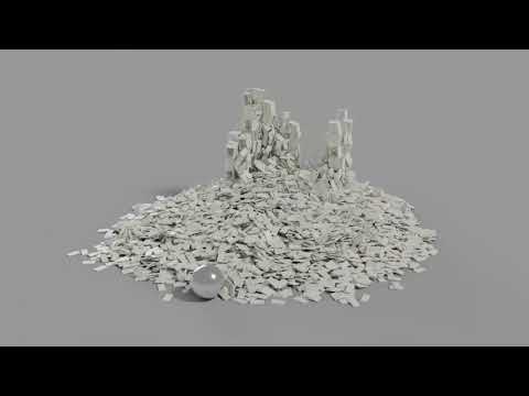 Destroying 14k KEVA planks tower