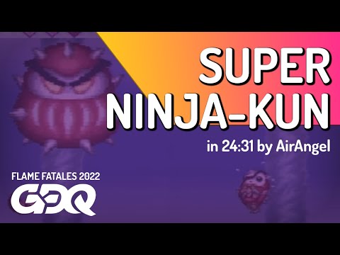 Super Ninja-kun by AirAngel in 24:31 - Flame Fatales 2022