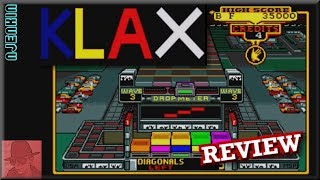 KLAX - on the SEGA Genesis / Mega Drive - with Commentary !!