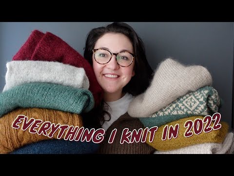 Everything I knitted in 2022! (part 1)