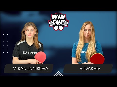 17:45 Vasylysa Kanunnikova - Valeriia Ivakhiv West 4 WIN CUP 05.03.2024 | TABLE TENNIS WINCUP