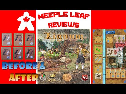 Meeple Leaf Reviews: Lignum (2nd Edition) - Before & After