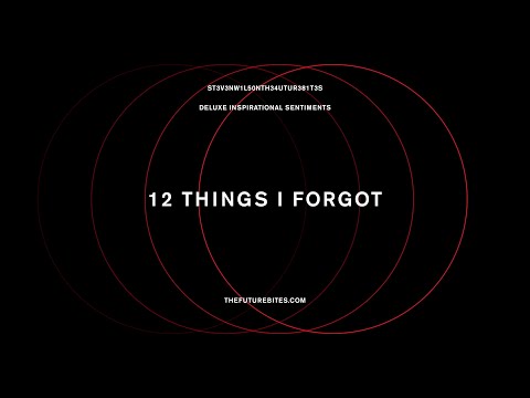 Video thumbnail for 12 THINGS I FORGOT