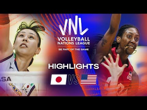 🇯🇵 JPN vs. 🇺🇸 USA - Highlights Week 2 | Women's VNL 2023