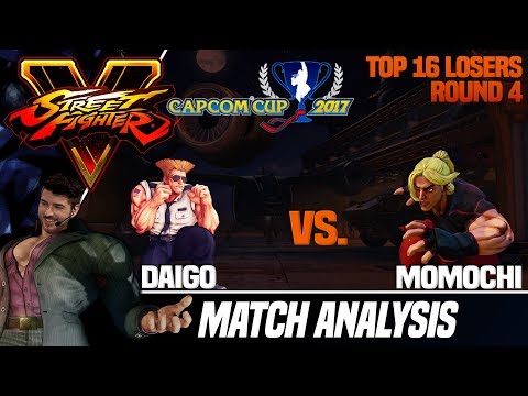 SFV Match Analysis: Capcom Cup 2017 TOP 16 - Daigo vs. Momochi