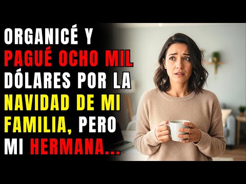 Organicé y pagué ocho mil dólares por la Navidad de mi familia, pero mi hermana publicó que ella...