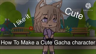 How to make a Cute Gacha Life Character - Gacha Life Tutorial