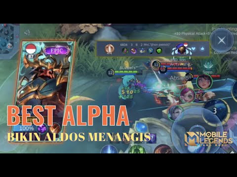 Lock Aldos Sampe Coklat | Nangis Gk di Kasih Stakk😂 | GamePlay Alpha Terbaru - MLBB