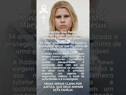 A covardia que paralisou Minas Gerais, Jacuí/MG Maryna Colucci Se Jesus