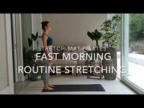 STRETCH-MAT-PILATES: 10 minuti di stretching e risveglio muscolare mattutino
