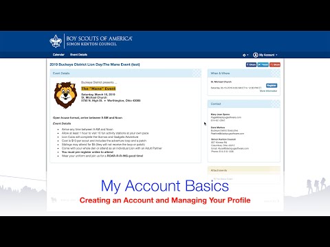 Account Basics tutorial