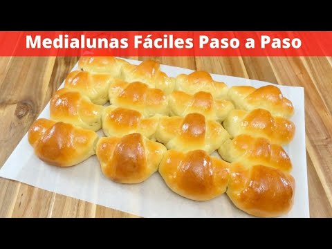 [CC] Medialunas o Cuernitos con Relleno de Pasta de Guayaba - Fáciles Paso a Paso