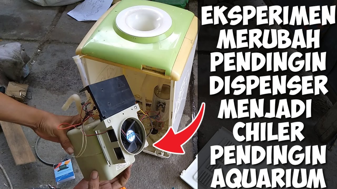 Memanfaatkan Pendingin Dispenser menjadi Chiller Pendingin Aquarium