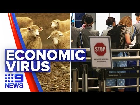 Australian economy impacted by virus fears | Nine News Australia