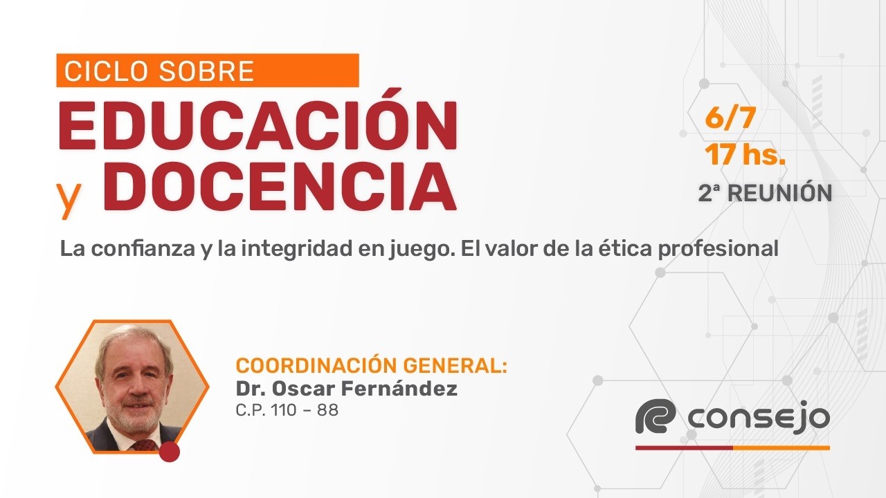 Ref. 0702NV. Ciclo sobre Educación y Docencia 2° Reunión 2026
