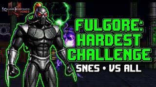 Killer Instinct SNES With Fulgore vs All Fighters on Hardest Difficulty