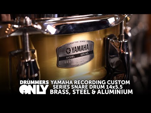 GearTalk! - Yamaha Recording Custom Snare 14x5.5 (Steel, Brass & Aluminium)