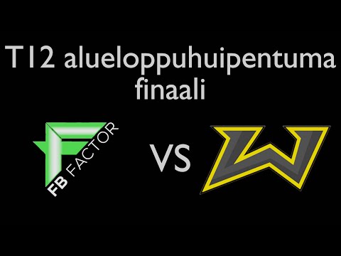 T12 alueloppuhuipentuma finaali FB Factor-Welhot
