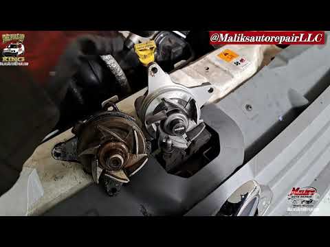 REPLACED WATERPUMP & DIDNT REMOVE MOTOR MOUNT | 2012 FORD TRANSIT CONNECT XLT | DETAILED | Howto/Diy