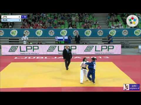 Judo 2013 World Championships Junior: Yamanouchi (JPN) - Pavlenko (RUS) [-44kg] semi-final