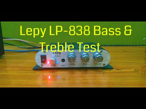 #2 LEPY LP - 838 AMPLIFIER  BASS & TREBLE TEST AND JBL- 1300W SUBWOOFER [Buy Link in Description]
