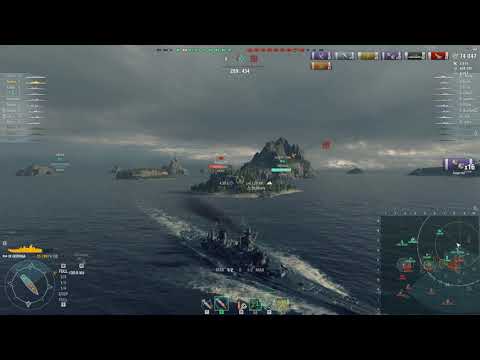 Georgia T9 US BB | Kraken, 204k Damage | World of Warships