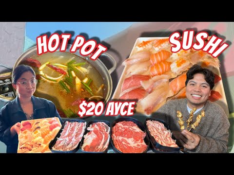 $19.95 ALL YOU CAN EAT SUSHI AND HOT POT IN SF