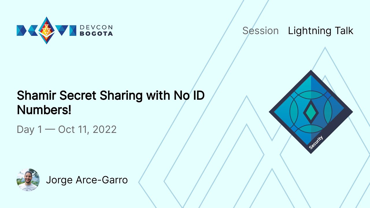 Shamir Secret Sharing with No ID Numbers! preview