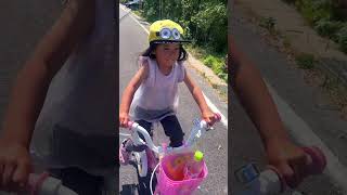 自転車下を見ずに漕げるようになってきた、ドヤ顔