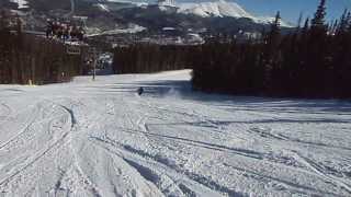 preview picture of video 'Peak 6 - Breckenridge Ski Resort In Colorado  - 12/25/2013'