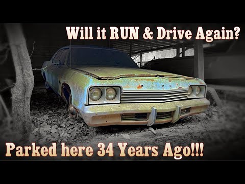 BARN FIND Dodge Monaco Parked 34 Years! Will it RUN and DRIVE?
