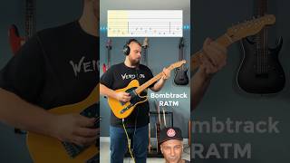 How to play Bombtrack with tabs! #guitar #guitarlesson #guitartab #guitarcover #guitarist #music